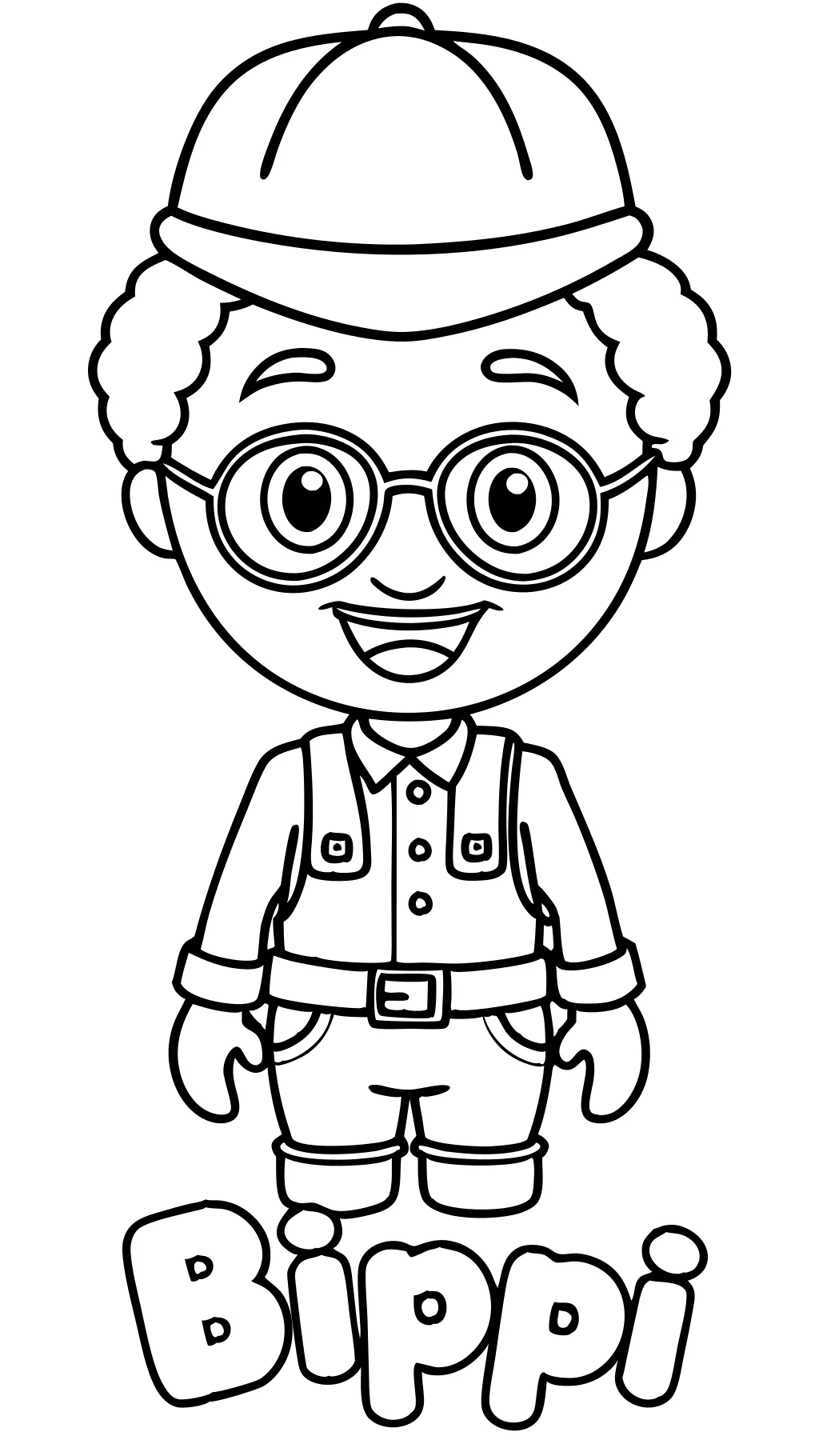 blippi coloring pages printable